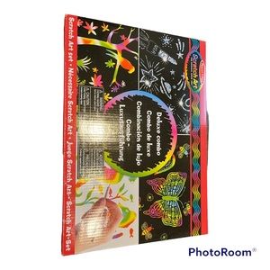 Deluxe unopened and unused scratch art kit